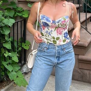 Reformation Floral Tank Top